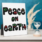 地球の平和クリスマス フォトプラーク (側面)