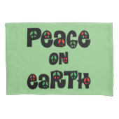 地球の平和クリスマス 枕カバー (正面)