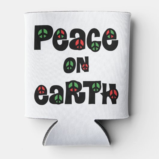 地球の平和クリスマス 缶クーラー (正面)