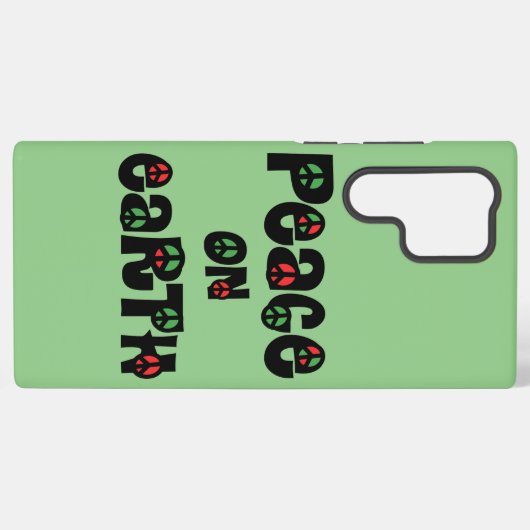 地球の平和クリスマス SAMSUNG GALAXYケース (裏面横)