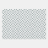 地球の平和グリーンクリスマス ラッピングペーパーシート (正面2)