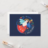 地球の平和天使デザイン カード (正面/裏面インサイチュ)