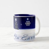 「地球の平和」のマグ ツートーンマグカップ (正面右)