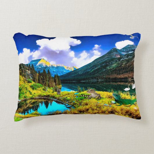 地球の平和 アクセントクッション (正面)