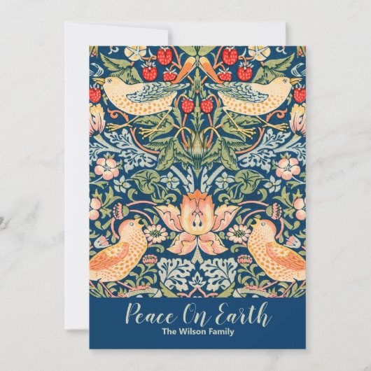 地球の平和 ウィリアム・モリス ヴィンテージ カスタム シーズンカード (正面)