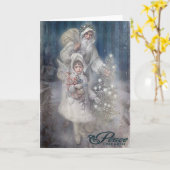 地球の平和 カード (黄色い花)