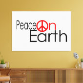 地球の平和 キャンバスプリント (インサイチュ (リビング))