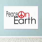 地球の平和 キャンバスプリント (インサイチュ (ウッドフロア))