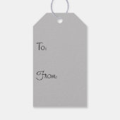 地球の平和 ギフトタグ (裏面)