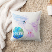 地球の平和 クッション (ブランケット)