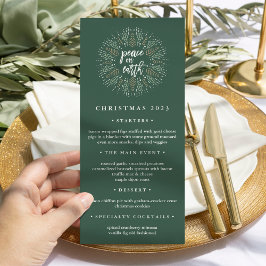 地球の平和 |クリスマスディナーメニュー メニュー