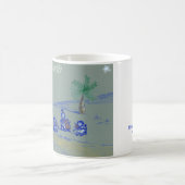 地球の平和 コーヒーマグカップ (中央)