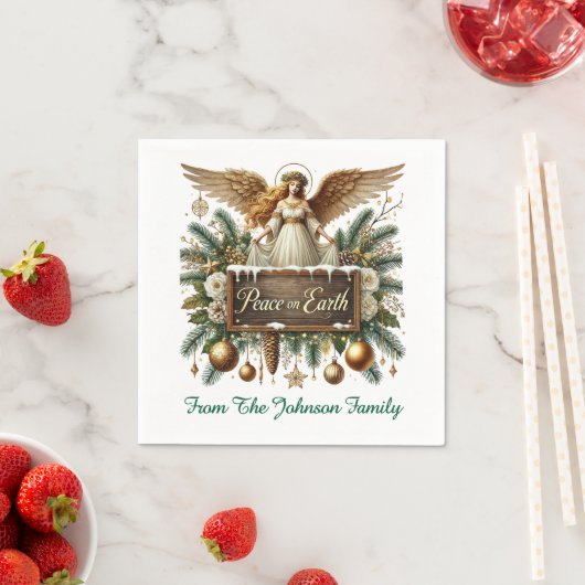 地球の平和 スタンダードカクテルナプキン (インサイチュ)