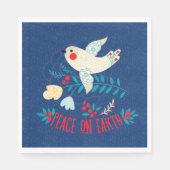 地球の平和 スタンダードランチョンナプキン (正面)