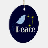 地球の平和 セラミックオーナメント (右)