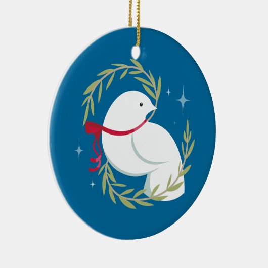 地球の平和 セラミックオーナメント (右)