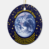 地球の平和 セラミックオーナメント (左)