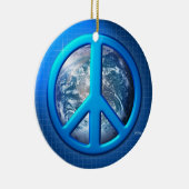 地球の平和 セラミックオーナメント (右)