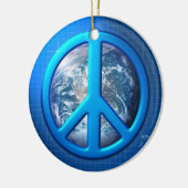 地球の平和 セラミックオーナメント (左)