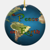 地球の平和 セラミックオーナメント (裏面)