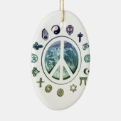 地球の平和 セラミックオーナメント (右)