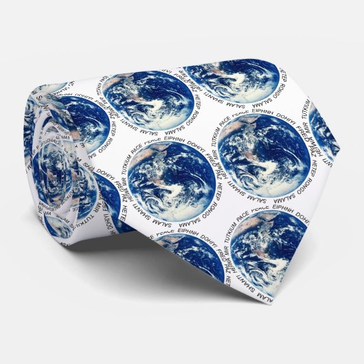 地球の平和 ネクタイ (ロール)