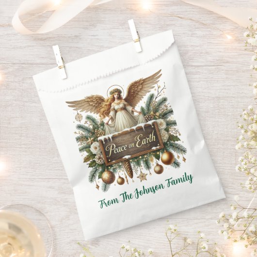 地球の平和 フェイバーバッグ (クリップ留めされた状態)