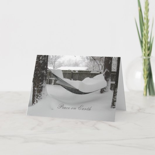 地球の平和 ホリデーカード (正面)