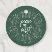 地球の平和 |ホリデーギフトラベル フェイバータグ (正面)