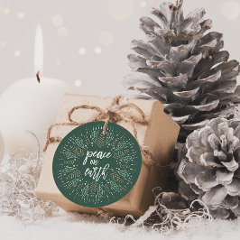 地球の平和 |ホリデーギフトラベル フェイバータグ