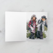 地球の平和 | ホリデー フォト カード (内部)