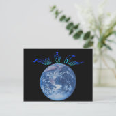 地球の平和 ポストカード (スタンド正面)