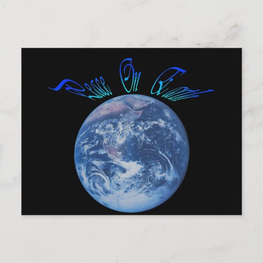 地球の平和 ポストカード (正面)