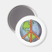 地球の平和 マグネット (正面/裏面)