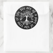 地球の平和 ラウンドシール (バッグ)