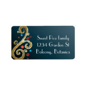 地球の平和 ラベル (正面)