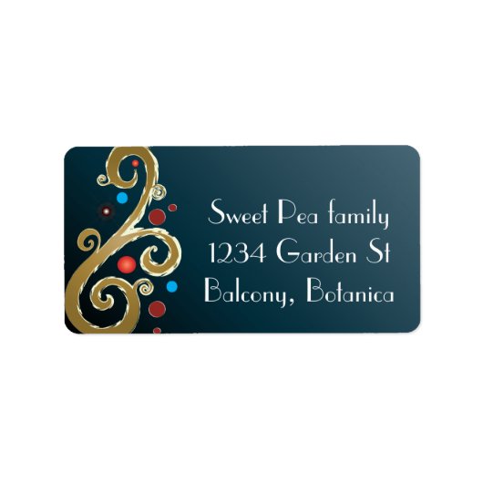 地球の平和 ラベル (正面)