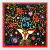 地球の平和 リンデニ!「インスピリビティ」ウィンドウステッカー ウィンドウサイン (シート)