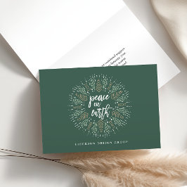 地球の平和|休日企業の シーズンカード