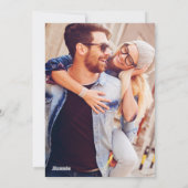 地球の平和 | 写真 ホリデー カード (裏面)