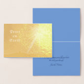 地球の平和 箔カード (ディスプレー)