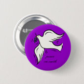 地球の平和 缶バッジ (正面&裏面)