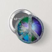 地球の平和 缶バッジ (正面&裏面)