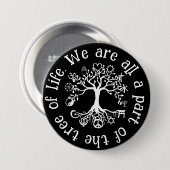 地球の平和 缶バッジ (正面&裏面)