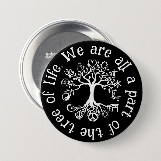 地球の平和 缶バッジ (正面&裏面)