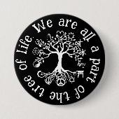 地球の平和 缶バッジ (正面)