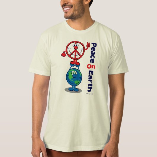 地球の平和 Tシャツ (正面)