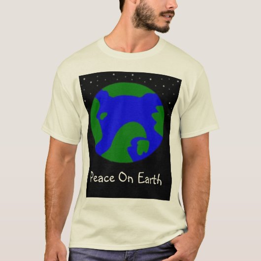 地球の平和 Tシャツ (正面)