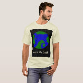 地球の平和 Tシャツ (正面フル)