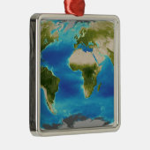 地球の平均植物成長 メタルオーナメント (右)